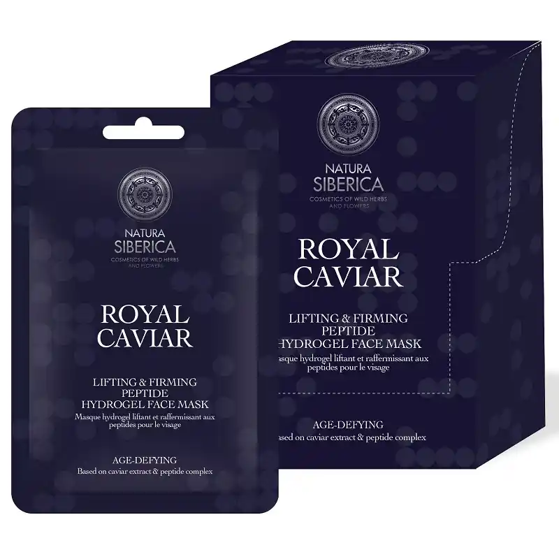 Natura Siberica Royal Caviar Peptides feszesítő hidrogél arcmaszk – 30g Szuper akció