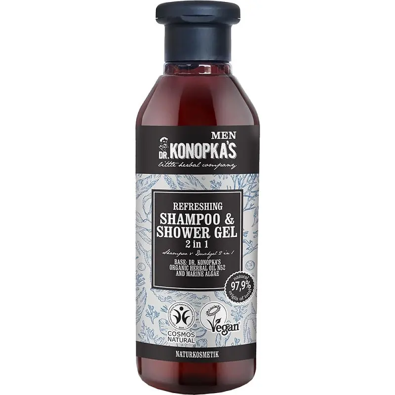 Dr. Konopka’s MEN Frissítő 2 az 1-ben sampon és tusfürdő gél – 280ml Biztonságos fizetés