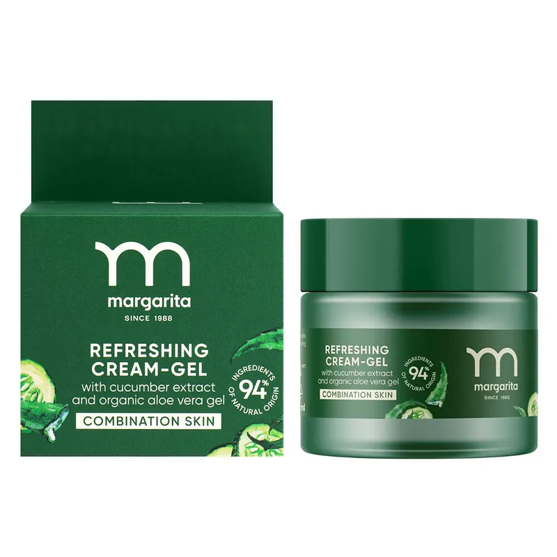 Ajánlat Margarita Frissítő gél-krém uborkakivonattal és bio aloevera géllel – 50ml