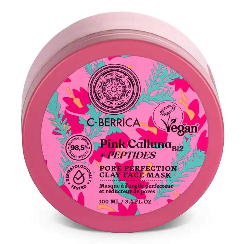 Olcsó Natura Siberica C-Berrica Pink Calluna Pórustisztító agyagos arcmaszk – 100ml