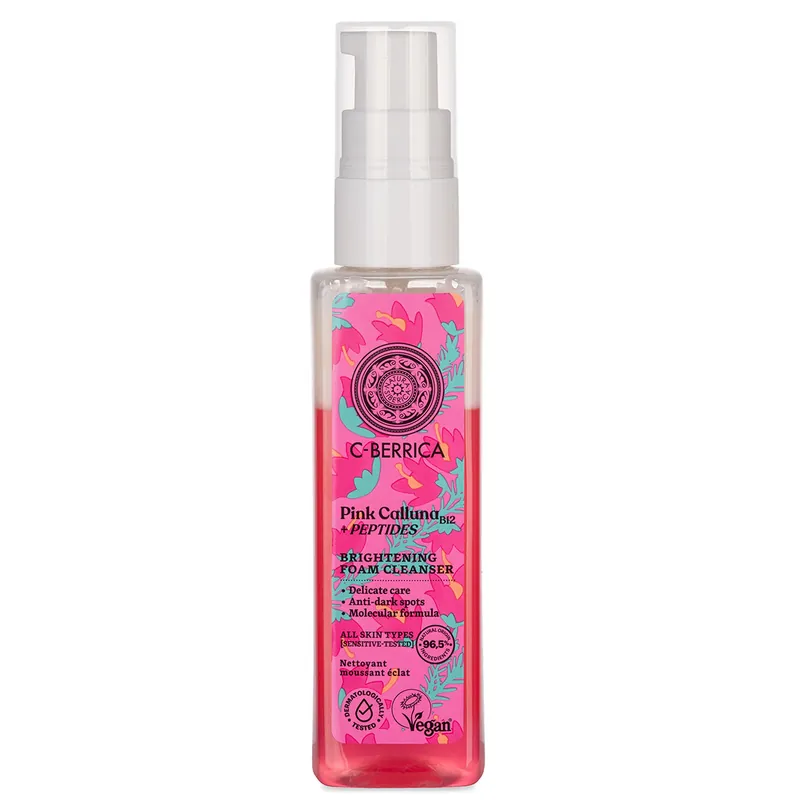 Népszerű Natura Siberica C-Berrica Pink Calluna Ragyogásfokozó arctisztító hab – 150ml