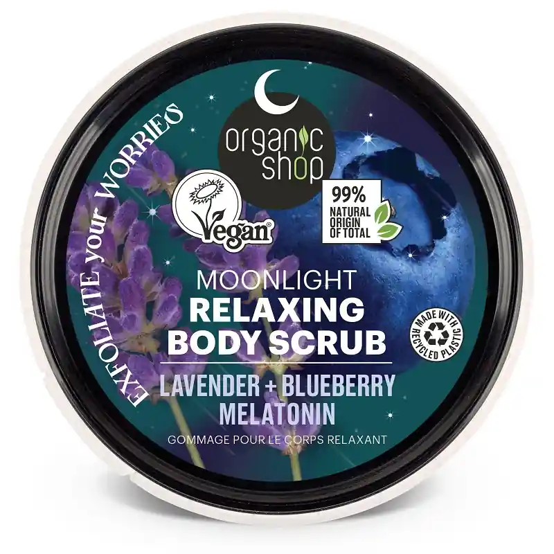 Organic Shop Relaxáló testradír levendulával, áfonyával és melatoninnal – 250ml Legjobb ár