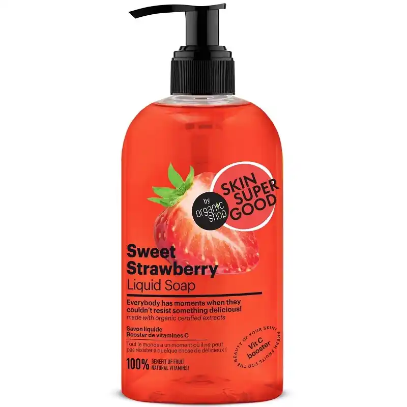 Olcsóbb Skin Super Good ”Sweet Strawberry” folyékony szappan – 500ml