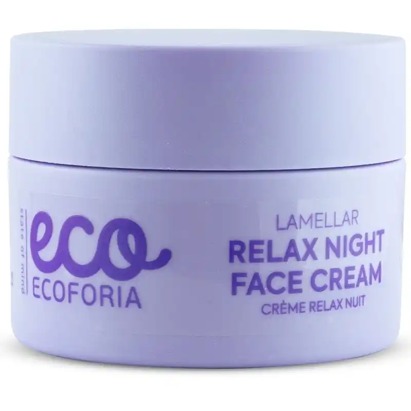Kedvezményes ár Ecoforia Lamelláris szerkezetű éjszakai nyugtató arcrkém levendulával – 50ml