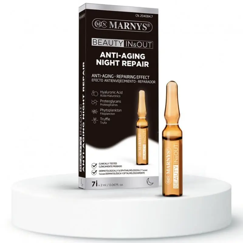 Különleges ajánlat Marnys Anti-Aging Night Repair Bőrhelyreállító ampulla éjszakára – 7x2ml