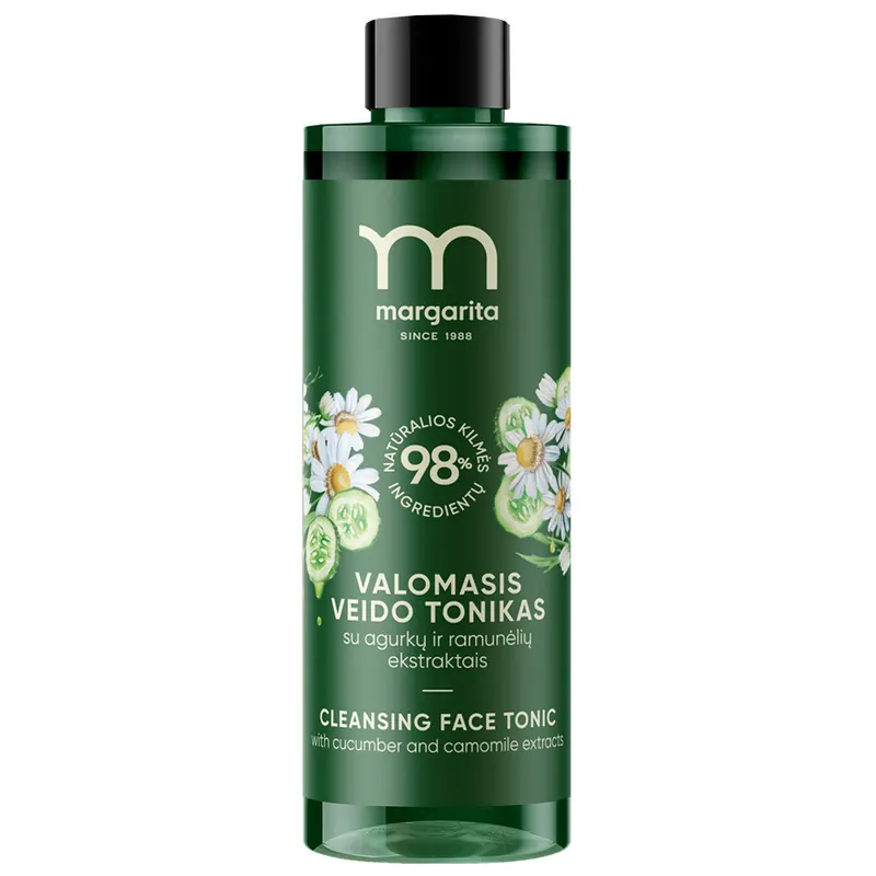Margarita Tisztító arctonik uborka- és kamillakivonattal – 200ml Árcsökkenés