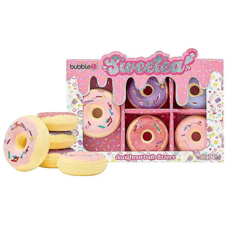 Bubblet Boba Sweetea Donut fürdőbomba szett – 5db-os Expressz kézbesítés