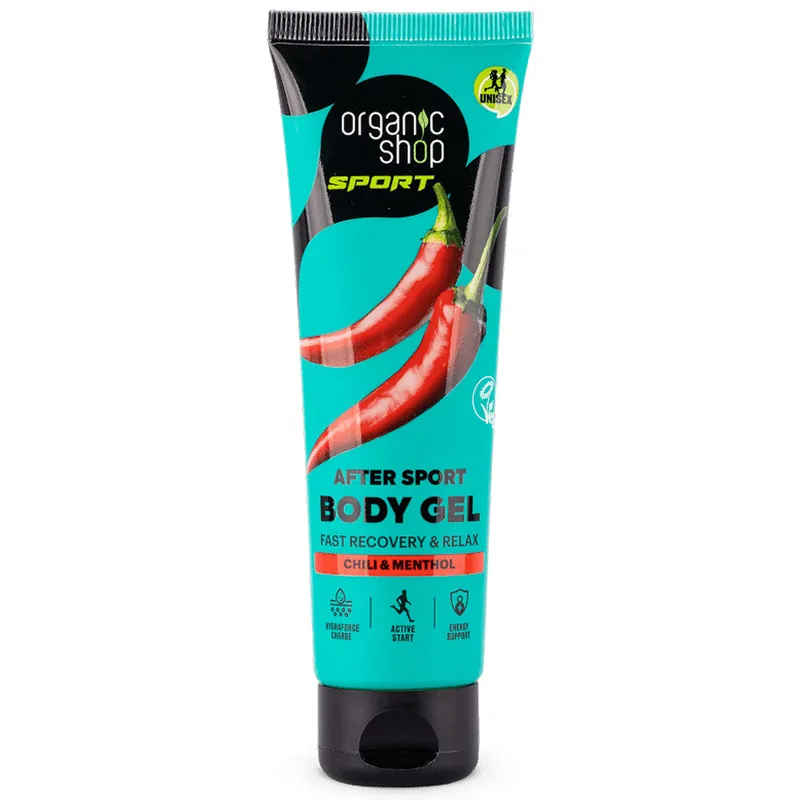 Azonnal elérhető Organic Shop Sportolás utáni gél chilivel és mentollal – 75ml