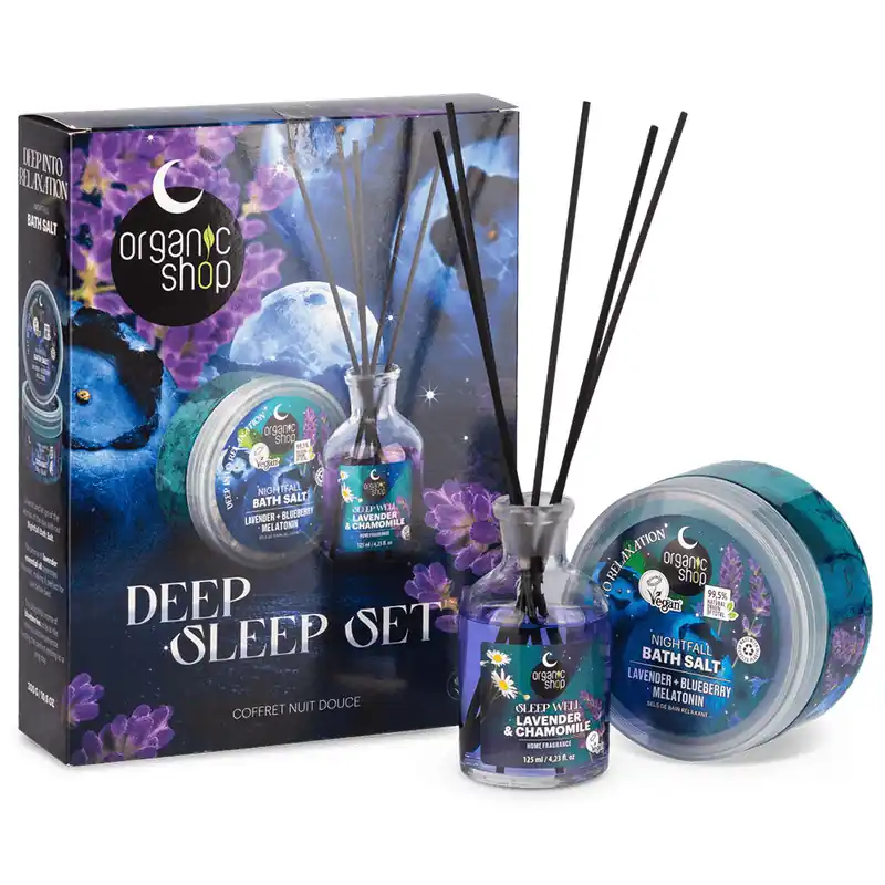 Organic Shop „Deep Sleep” ajándék szett – 300g + 125ml Szuper ajánlat