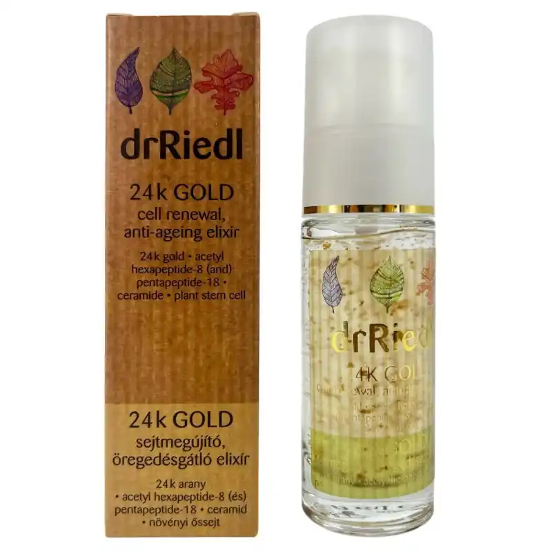 Ajánlat drRiedl 24k Gold sejtmegújító, öregedésgátló elixir –