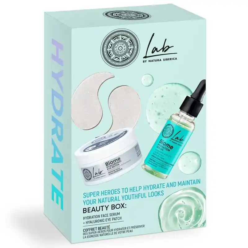 Natura Siberica Hidratáló Beauty Box ajándékcsomag – 30ml+60db Árengedmény