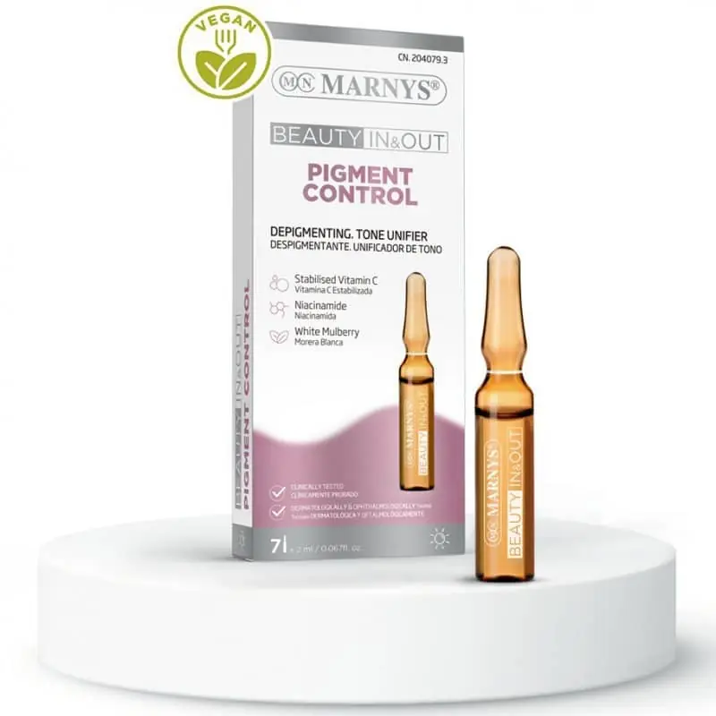 Marnys Pigment Control Pigmentáció csökkentő bőrápoló ampulla – 7x2ml Expressz kézbesítés