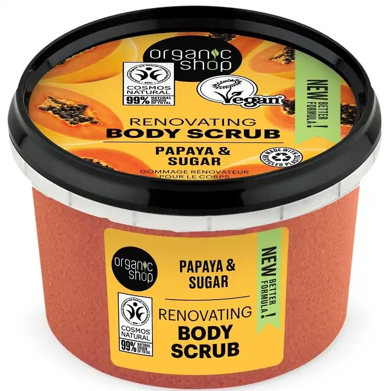 Organic Shop Bőrradír bio papayával és cukorral – 250ml Ne maradj le