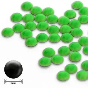 Szegecs 3mm kerek NEON zöld 50db Nézd meg most