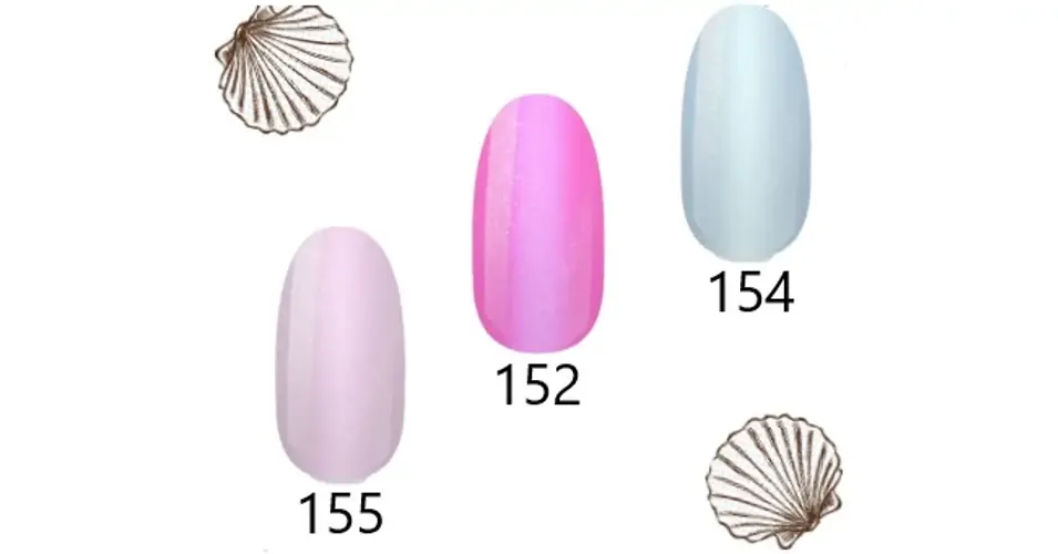 Expressz szállítás 5 NiiZA Gel Polish Seashell TRIÓ 154,155,152 (3x4ml)