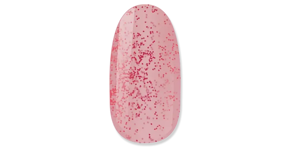 NiiZA Rubber Base Gel Glitter Rose 7ml Vásárlói kedvenc