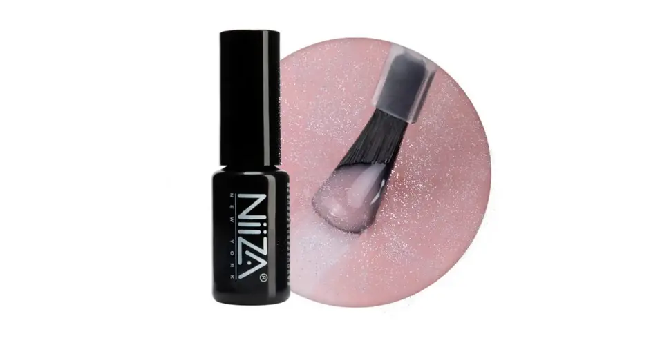 NiiZA Fiber Overlay Base üvegszálas base Rose Nude Shimmer gel 7ml Rendeld meg most