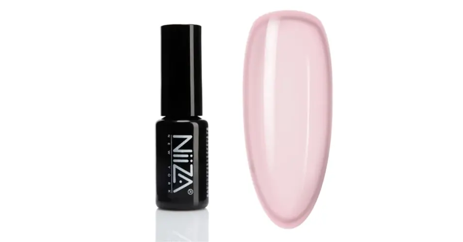 NiiZA Rubber Base Gel Clear Pink 4ml - Hemamentes Prémium