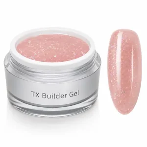 Akciós ár NiiZA Builder Gel - TX Glitter Nude - 15g