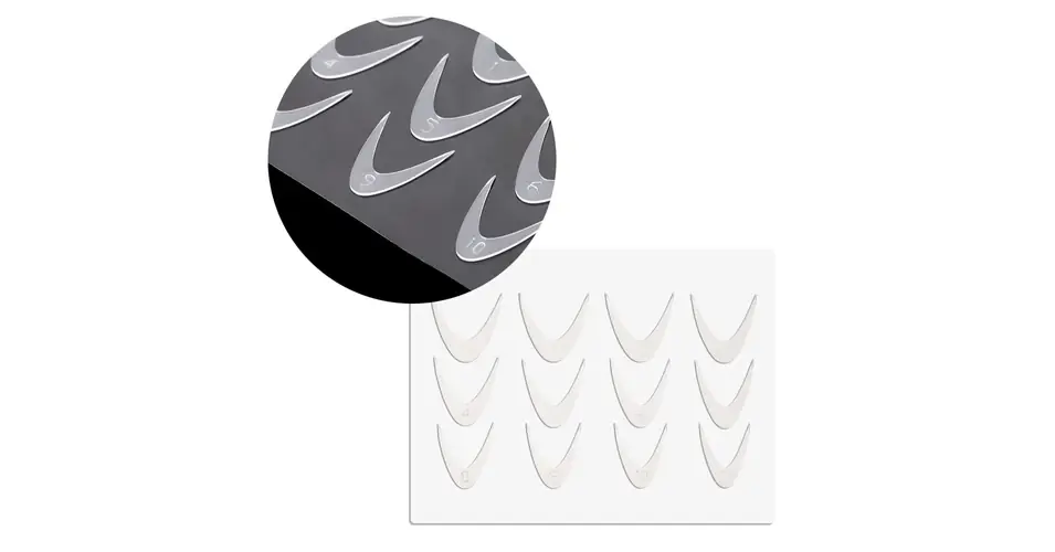 Dual Reverse Tip szilikon mosolyvonal forma 12db Gyors szállítás