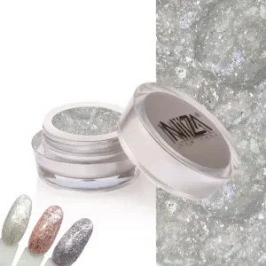 Akciós ár NiiZA ColorGel 34 GLITTER white