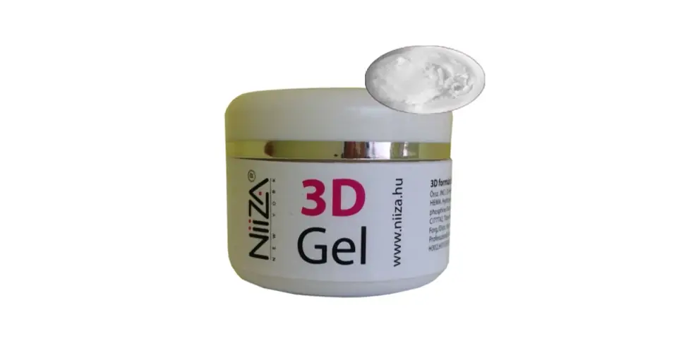 Olcsó NiiZA 3D Plastiline formázó zselé Fehér - 5g