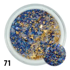 Végkiárusítás Színes akril porcelánpor 71.
