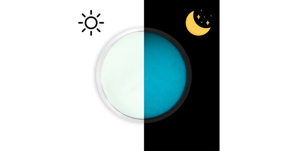 Színes porcelánpor 33 GLOW világító Biztonságos vásárlás