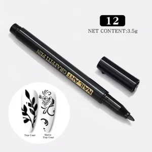 Akril toll nail art pen - 1 fekete Ajánlat