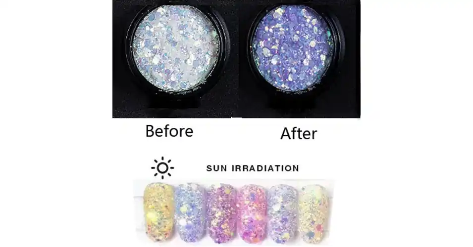 UV színváltó glitter 8 Kedvezményes ár