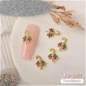 Körömékszer - Karácsony elegáns cirkónia kővel K8-3077 Biztonságos fizetés