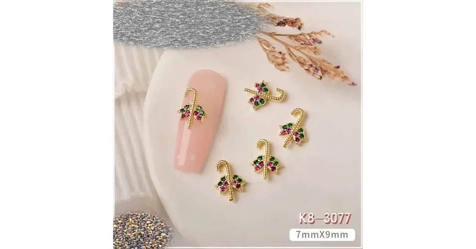 Körömékszer - Karácsony elegáns cirkónia kővel K8-3077 Biztonságos fizetés