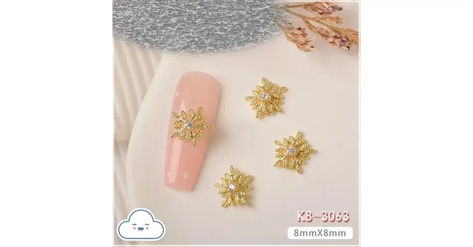 Azonnali szállítás Körömékszer - Karácsony elegáns cirkónia kővel K8-3063