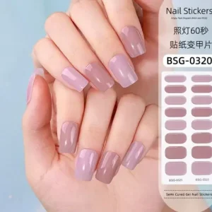 Népszerű Gel effect körömlakkmatrica BSG-0320