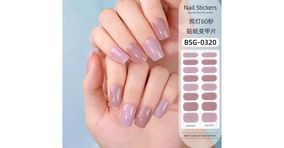 Népszerű Gel effect körömlakkmatrica BSG-0320