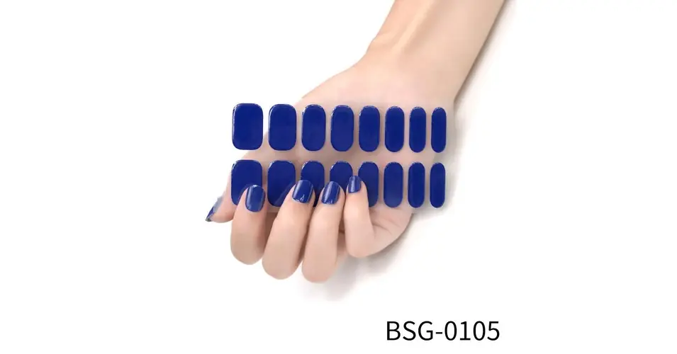 Gel effect körömlakkmatrica BSG-0105 Vásárlói kedvenc