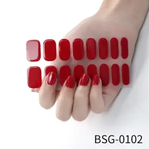Népszerű Gel effect körömlakkmatrica BSG-0102