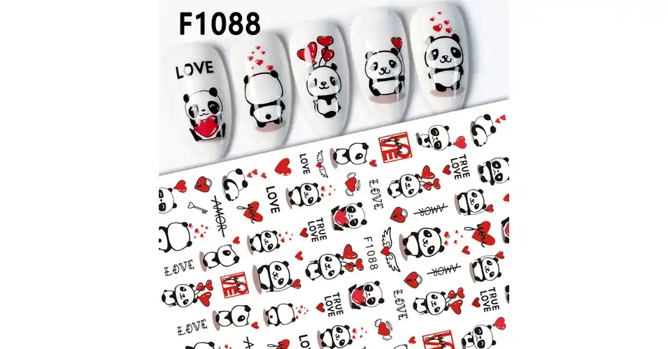 Bestseller Körömmatrica - F1088 Love Valentin