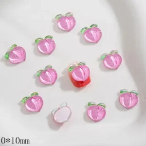 Gyors kiszállítás 3D DIY körömdíszítő formák Nail Charm 1db - gyümölcs 9