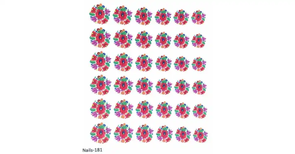 Körömmatrica Nails 181 Népszerű