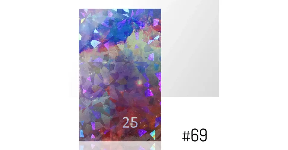 Kedvezményes ár Laser effect öntapadós matrica 69
