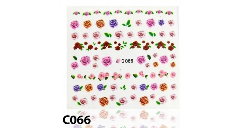 Csak ma Körömmatrica C066