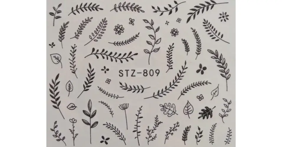 Körömmatrica STZ-809 Alacsony ár