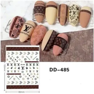 Árengedmény Körömmatrica - DD-485 fashion