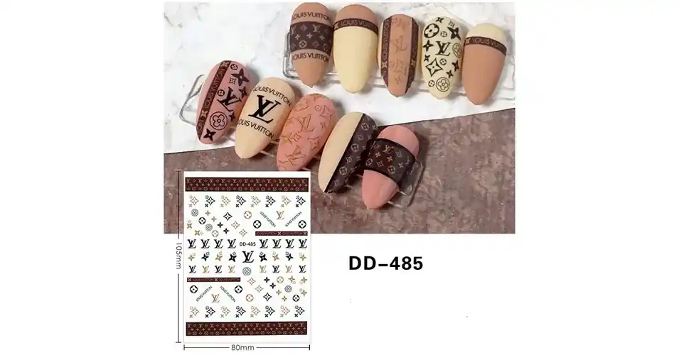 Árengedmény Körömmatrica - DD-485 fashion