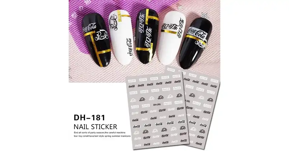 Legnépszerűbb Körömmatrica - DH-181 fashion