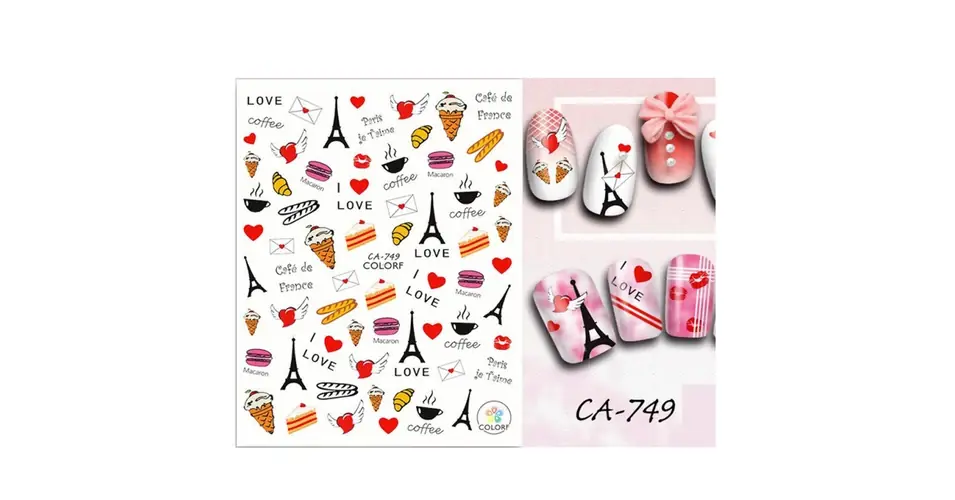 Ne maradj le Körömmatrica CA-749 Love