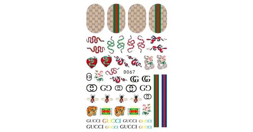 Ne maradj le Körömmatrica - D067 Fashion