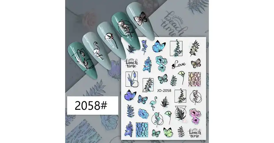Körömmatrica - JO-2058 hologrammos Akciós ár