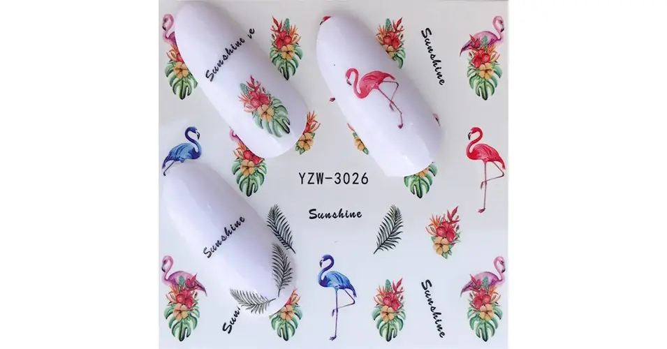 Gyors kiszállítás Körömmatrica - YZW-3026